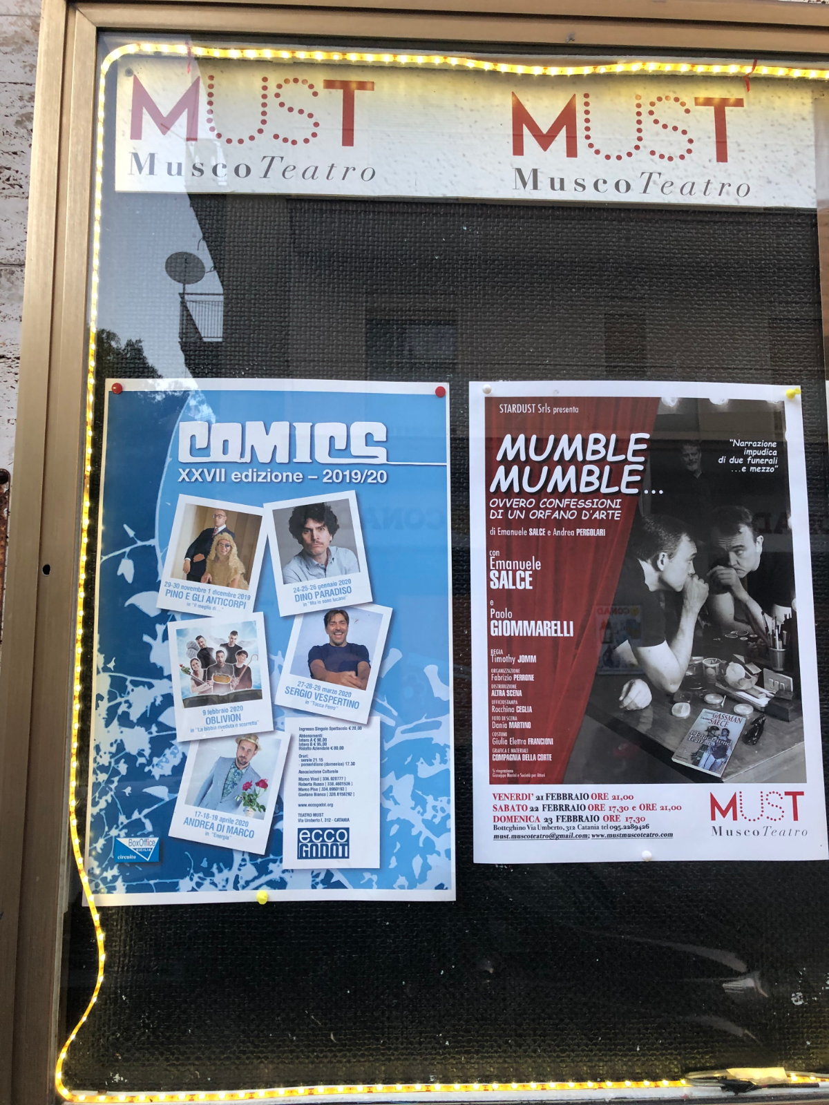 TEATRO MUST CATANIA